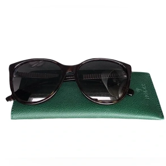 ROLEX Vintage Sunglasses- Style 1000S- Gold-plating- Original Case - Picture 3 of 9